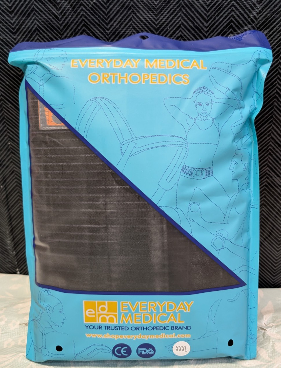 NEW Everyday Medical Plus Size Umbilical Hernia Support Belt 3XL XXXL B13