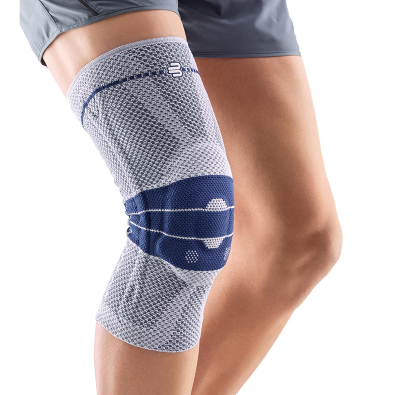 Bauerfeind GenuTrain Knee Support Brace (New Version) – Targeted 7C, Titanium