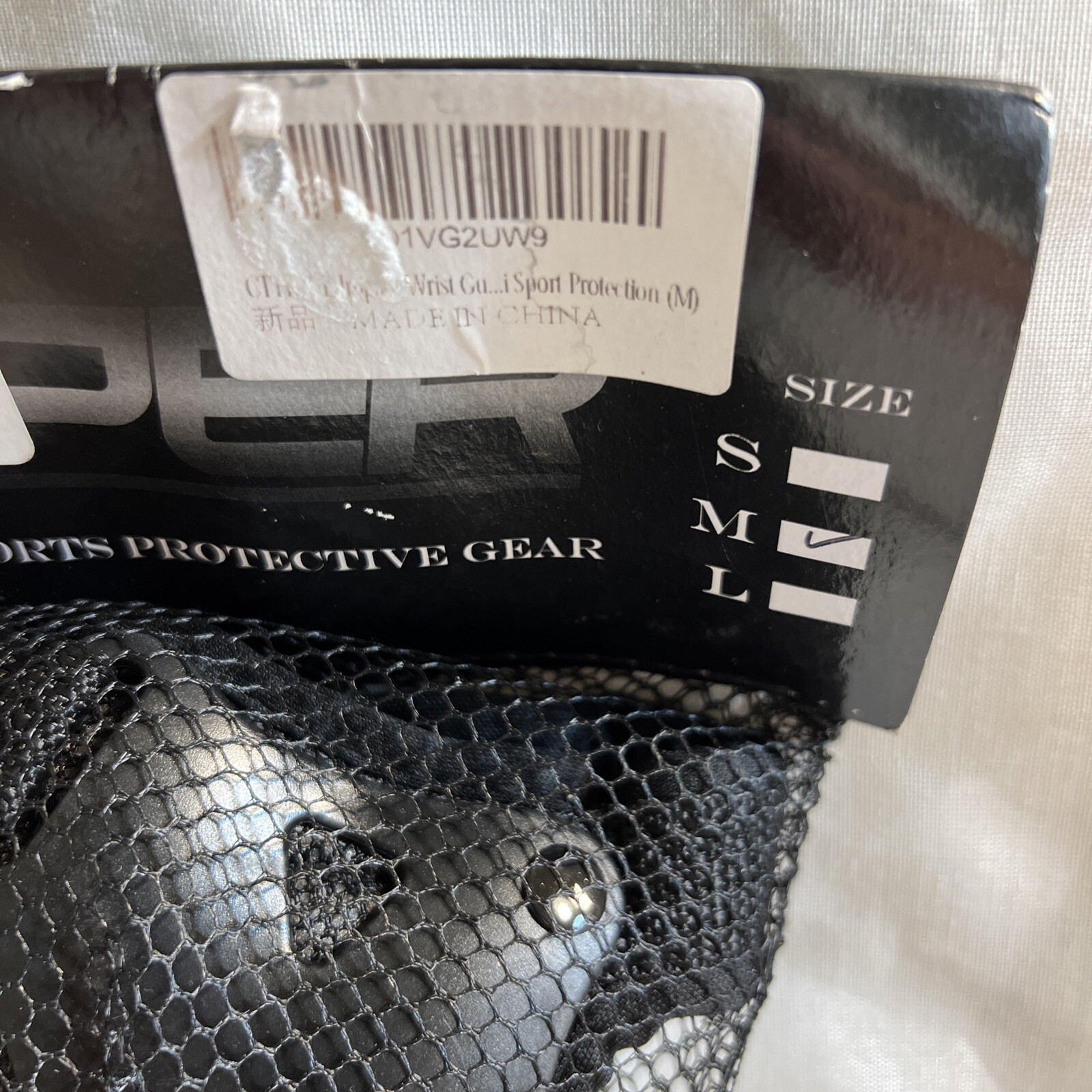 CT Hoper Wrist Guards L&R Black Size M Hand Braces New