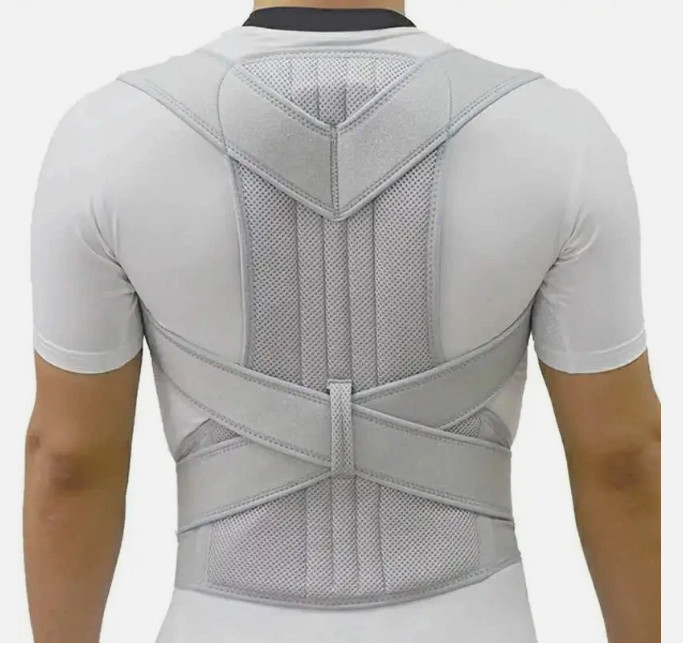Adjustable Posture Corrector Low Back Support Shoulder Brace Belt for Men Wo