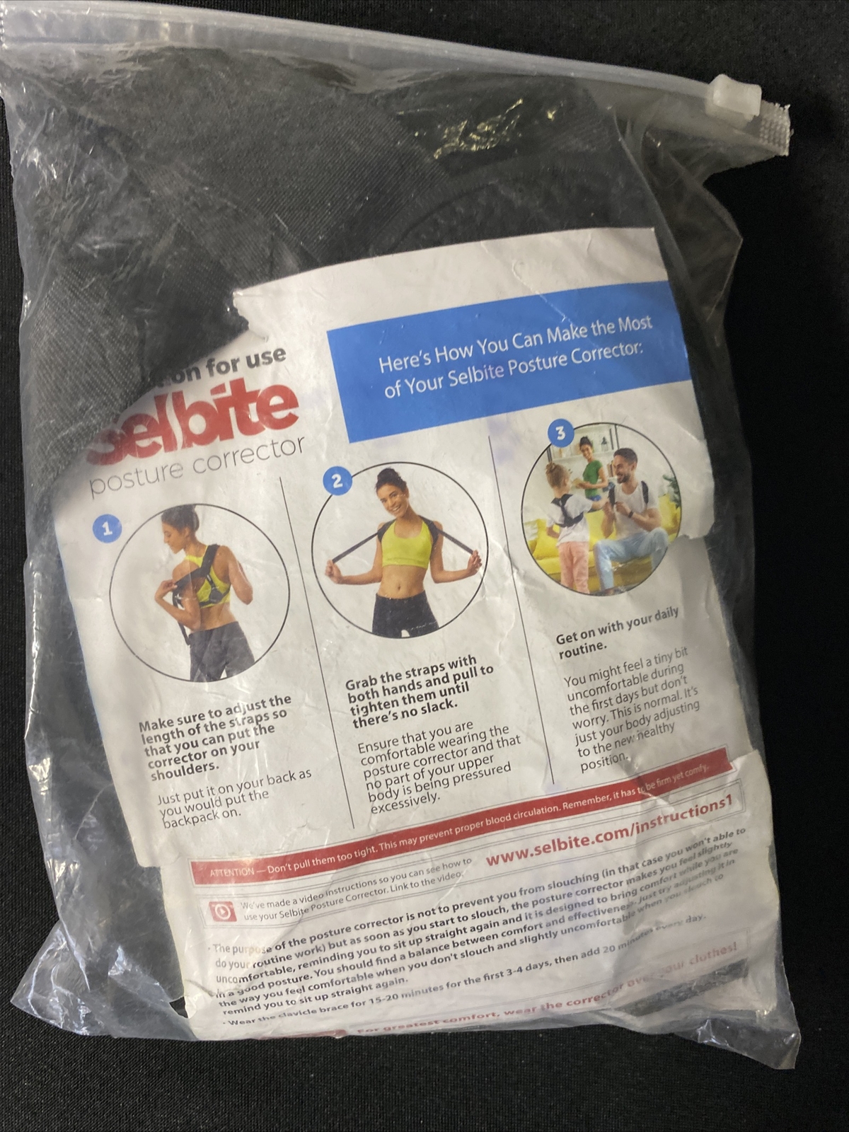 Selbite Adjustible Back Posture Corrector