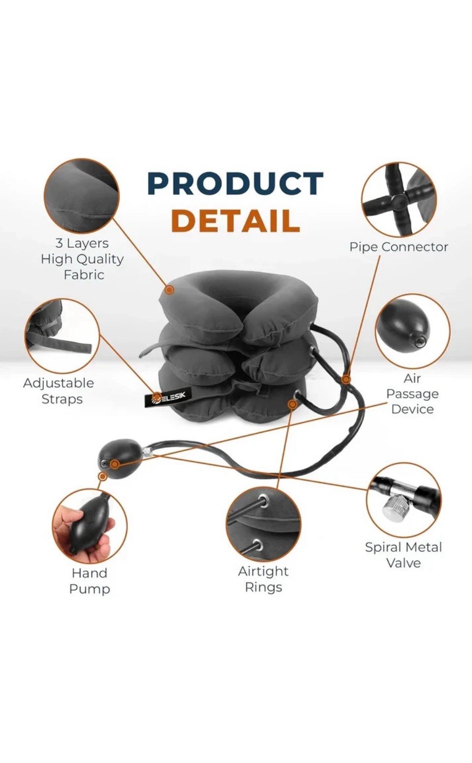Neck Stretcher & Cervical Neck Traction Device, Best Neck Brace for Neck Pain…