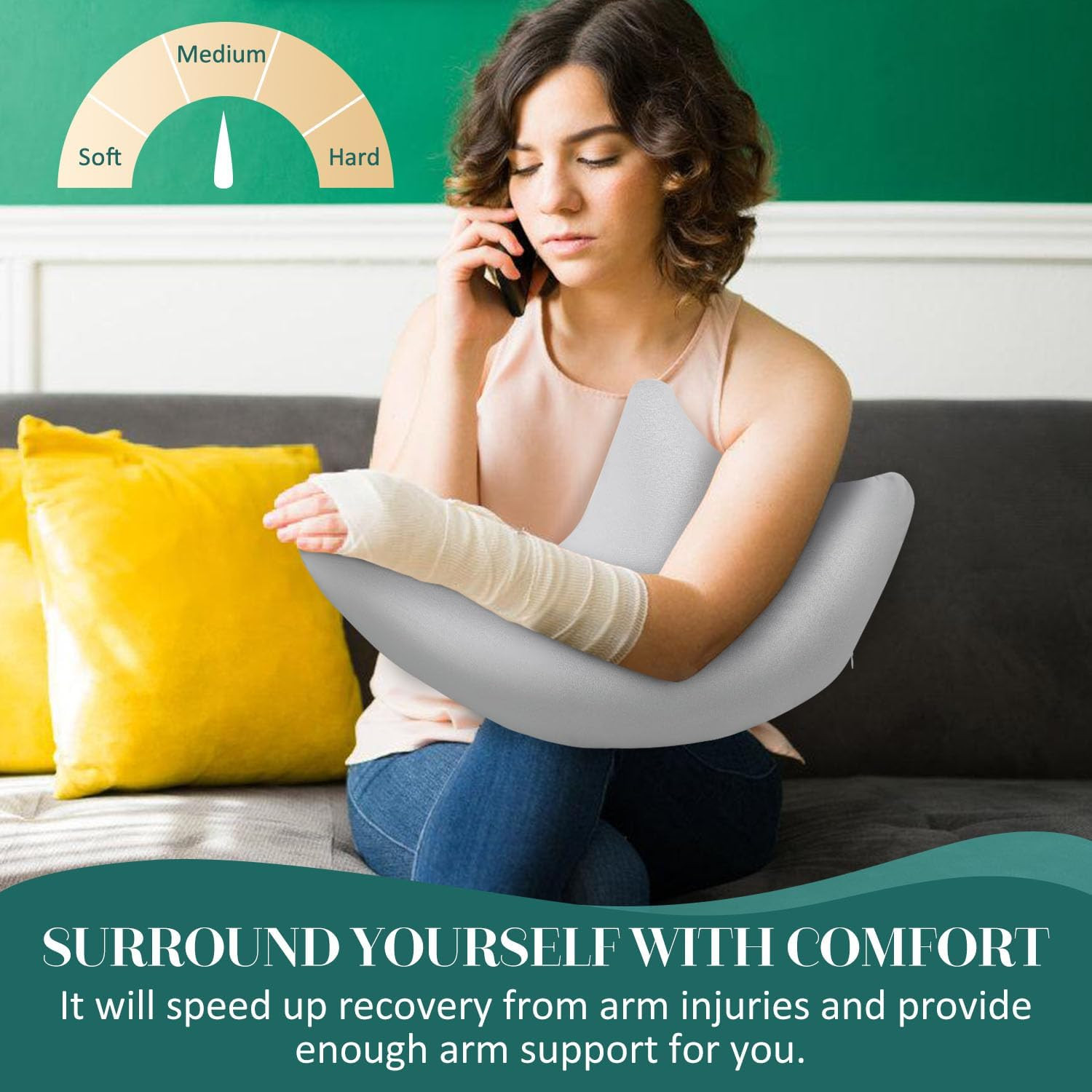 Shoulder Surgery Pillow – Shoulder Pillow for Shoulder Pain, Rotator Cuff Pillow