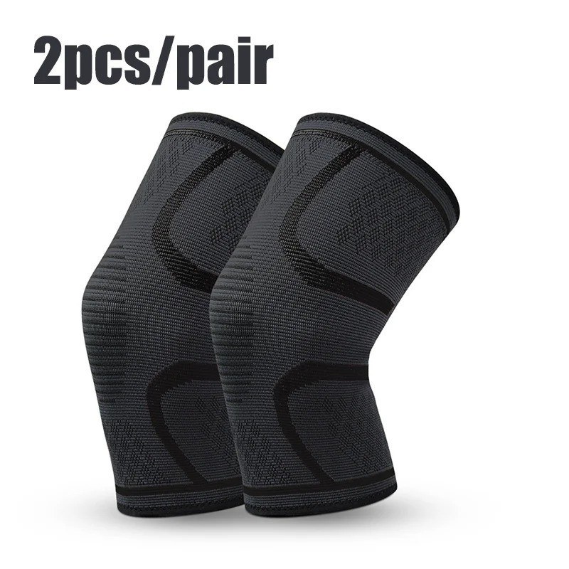 1/2PCS Fitness Running Cycling Knee Support Braces Elastic Nylon Sport Compressi