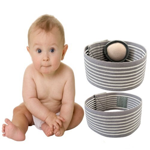 Umbilical Hernia Belt Baby Newborn -with 3 Different Shaped Compression Pads