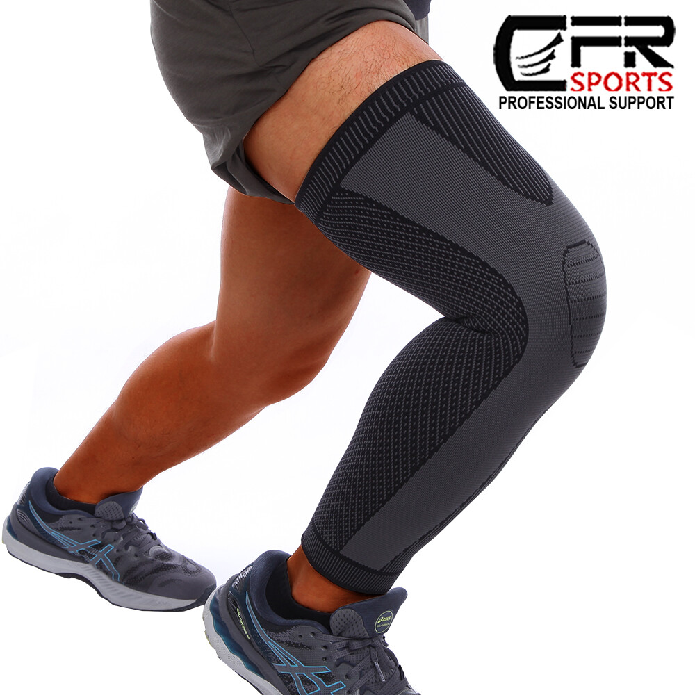 Full Leg Sleeves Thigh High Compression Long Knee Sleeve Socks Pain Relief Sport