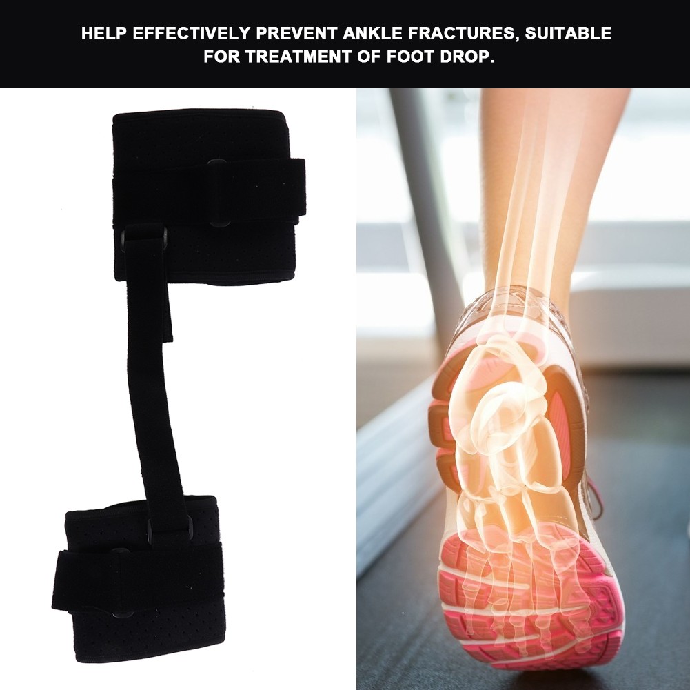Foot Drop Ankle Orthotic Brace Fixing Strap Splint Fracture Sprain Injury Su NEW
