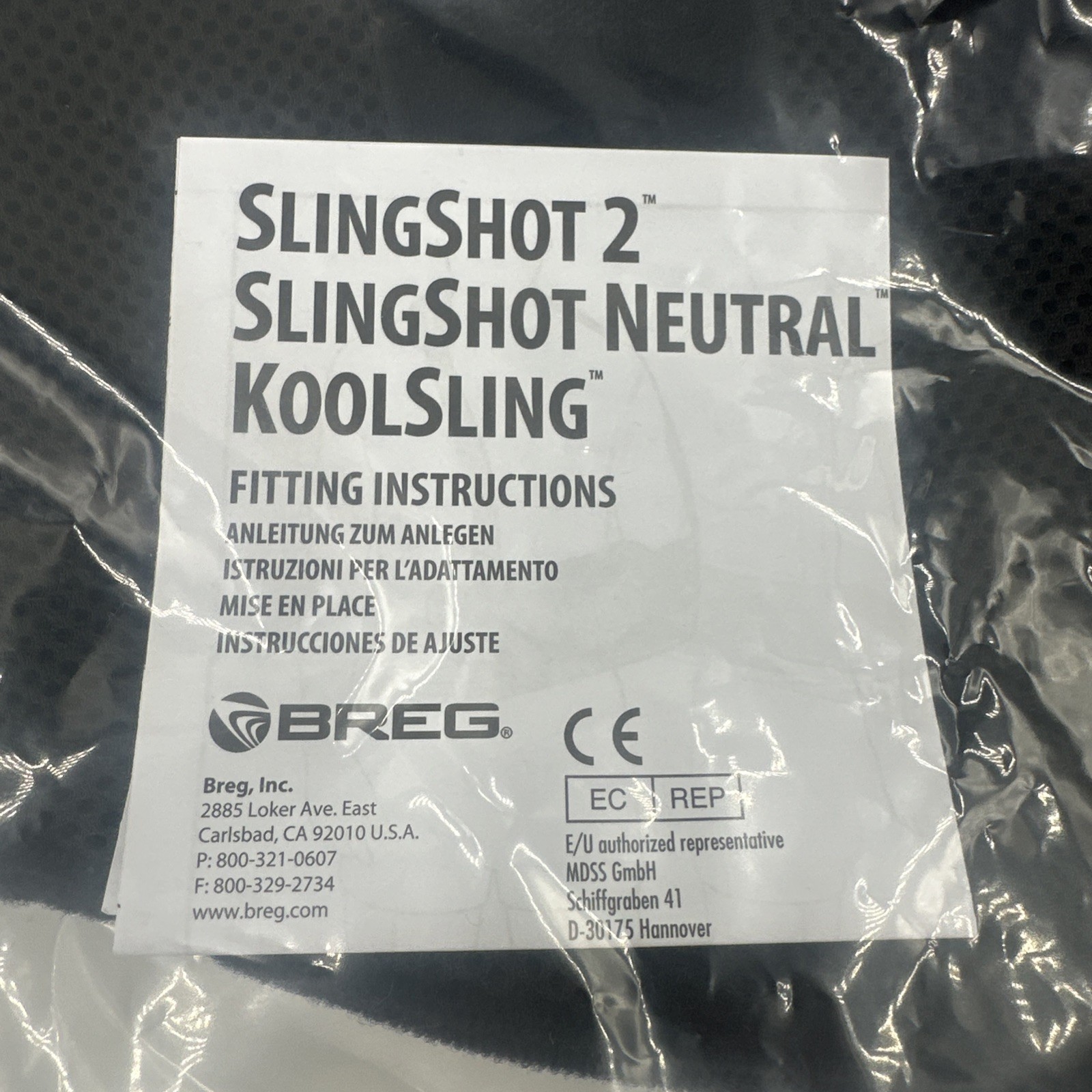 Breg Kool Sling – MEDIUM – Slingshot 2 – Deluxe Shoulder Sling 08513