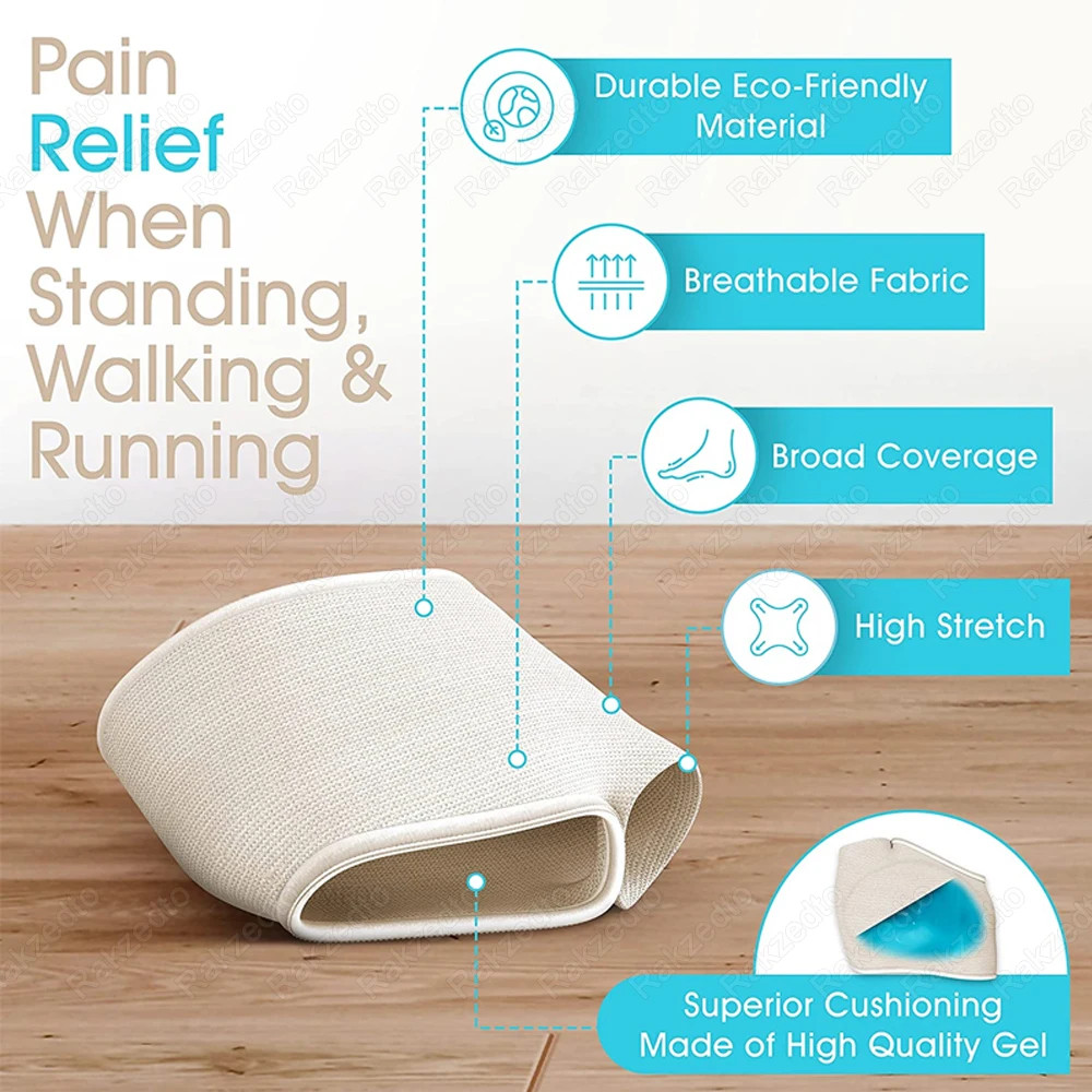 Silicone Metatarsal Foot Pads for Shoes Man Woman Forefoot Insoles Toe Bunion So