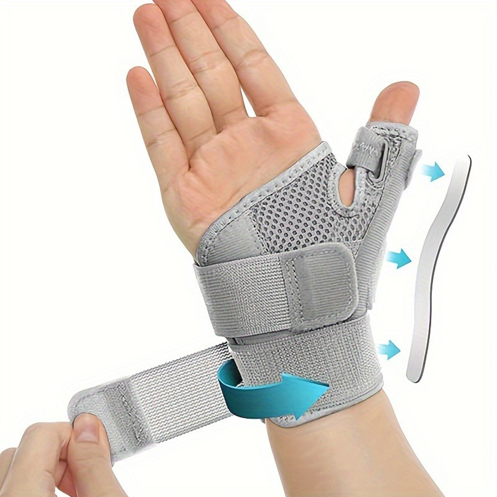 Thumb Wrist Support Brace Carpal Tunnel Sprain Splint Arthritis Left/Right Hand