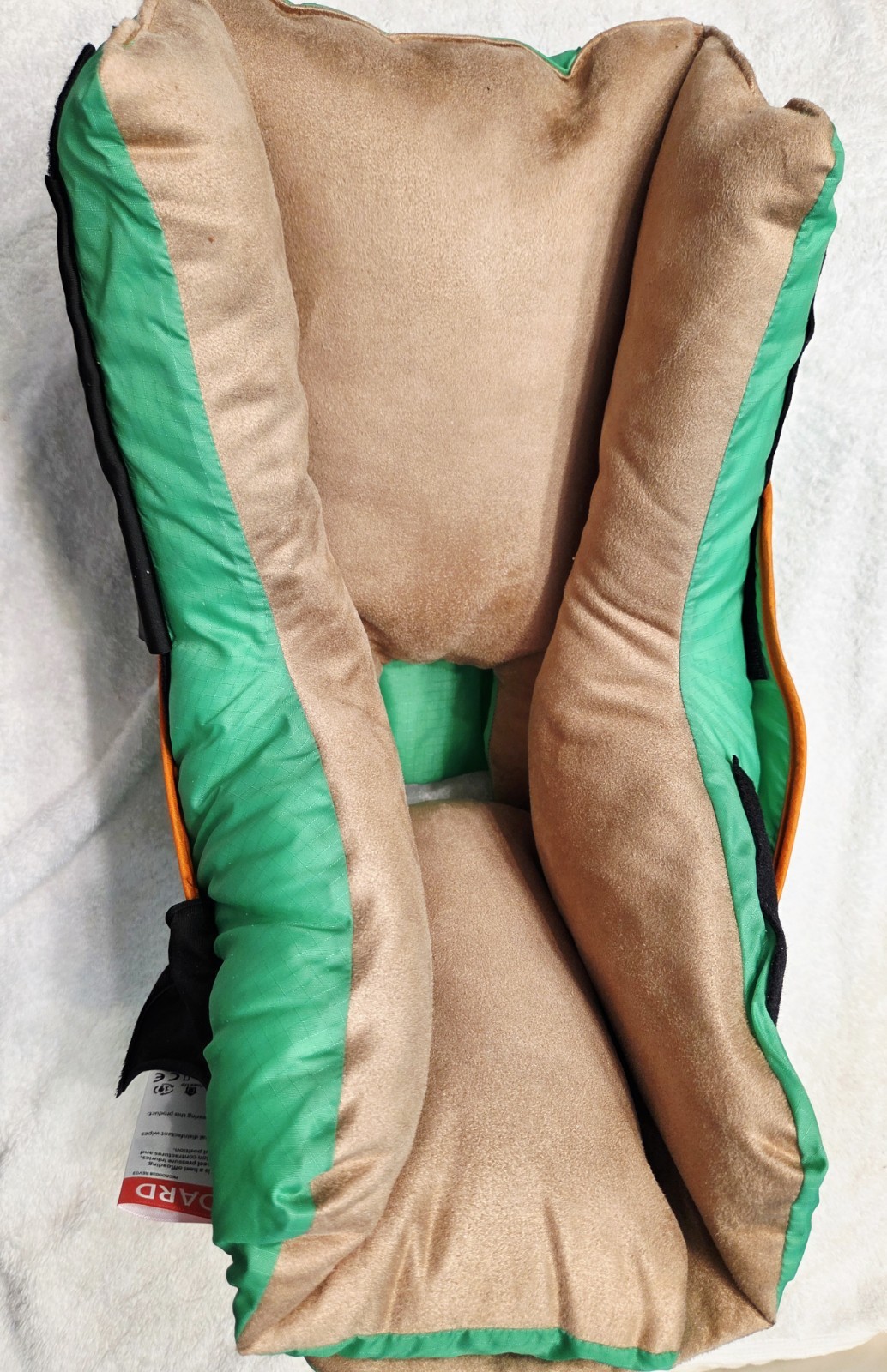 TruVue Heel Protector Boot Standard Size Green Foot Drop Strap with Wedge.