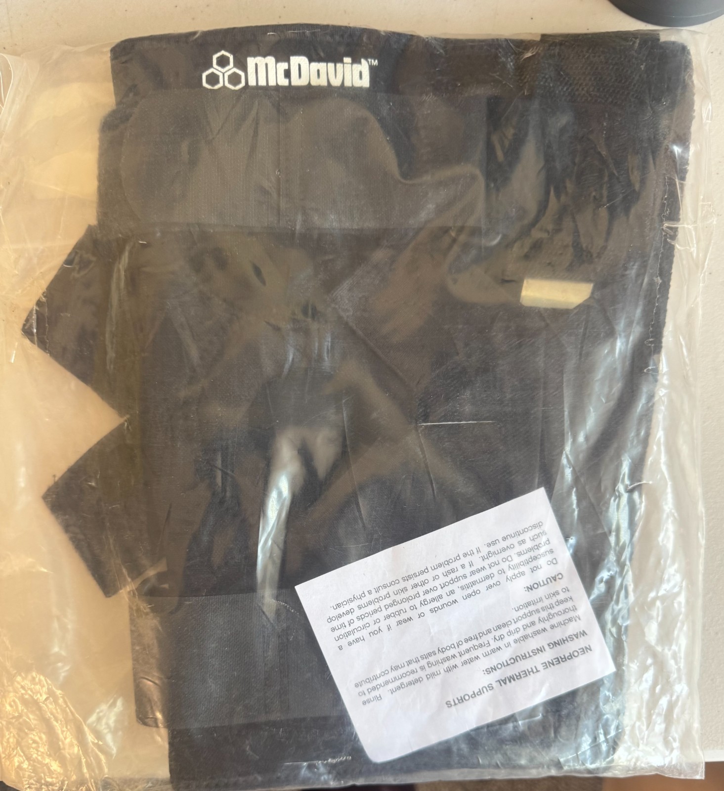 McDavid 427T Deluxe Hinged Knee Brace (Black / Size M)