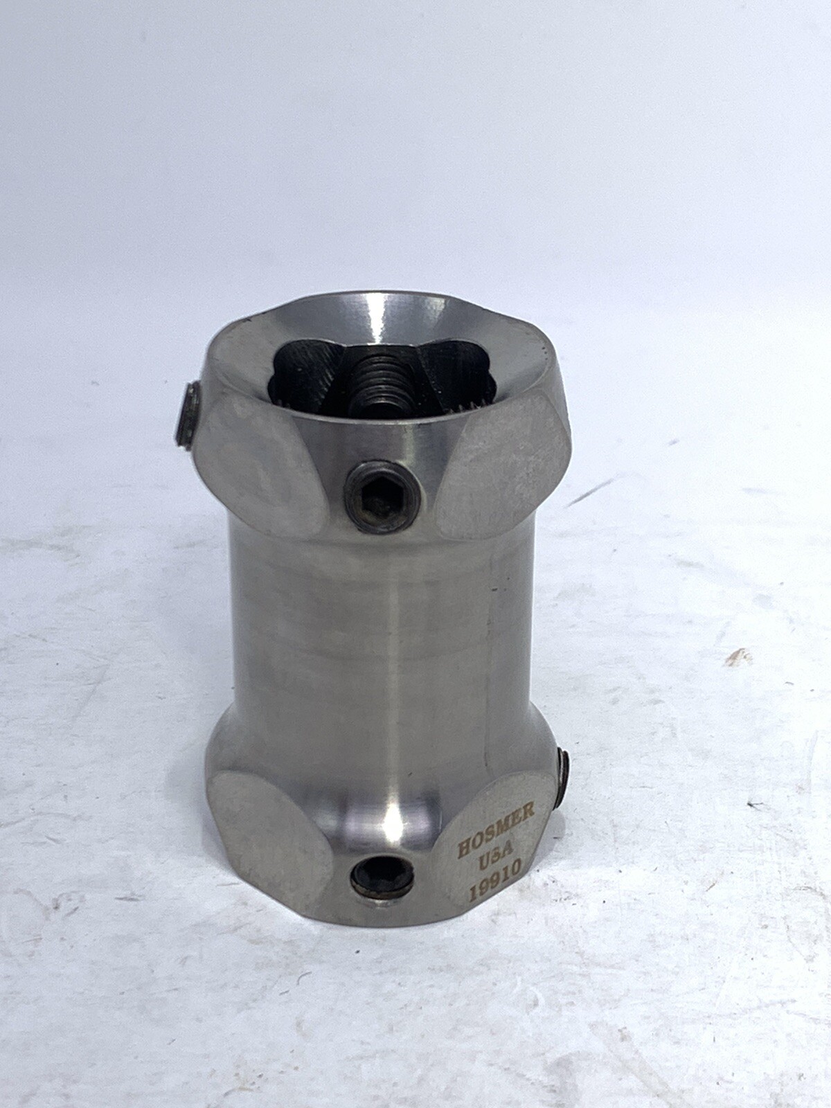 Hosmer prosthetic double end receiver adapter component part.