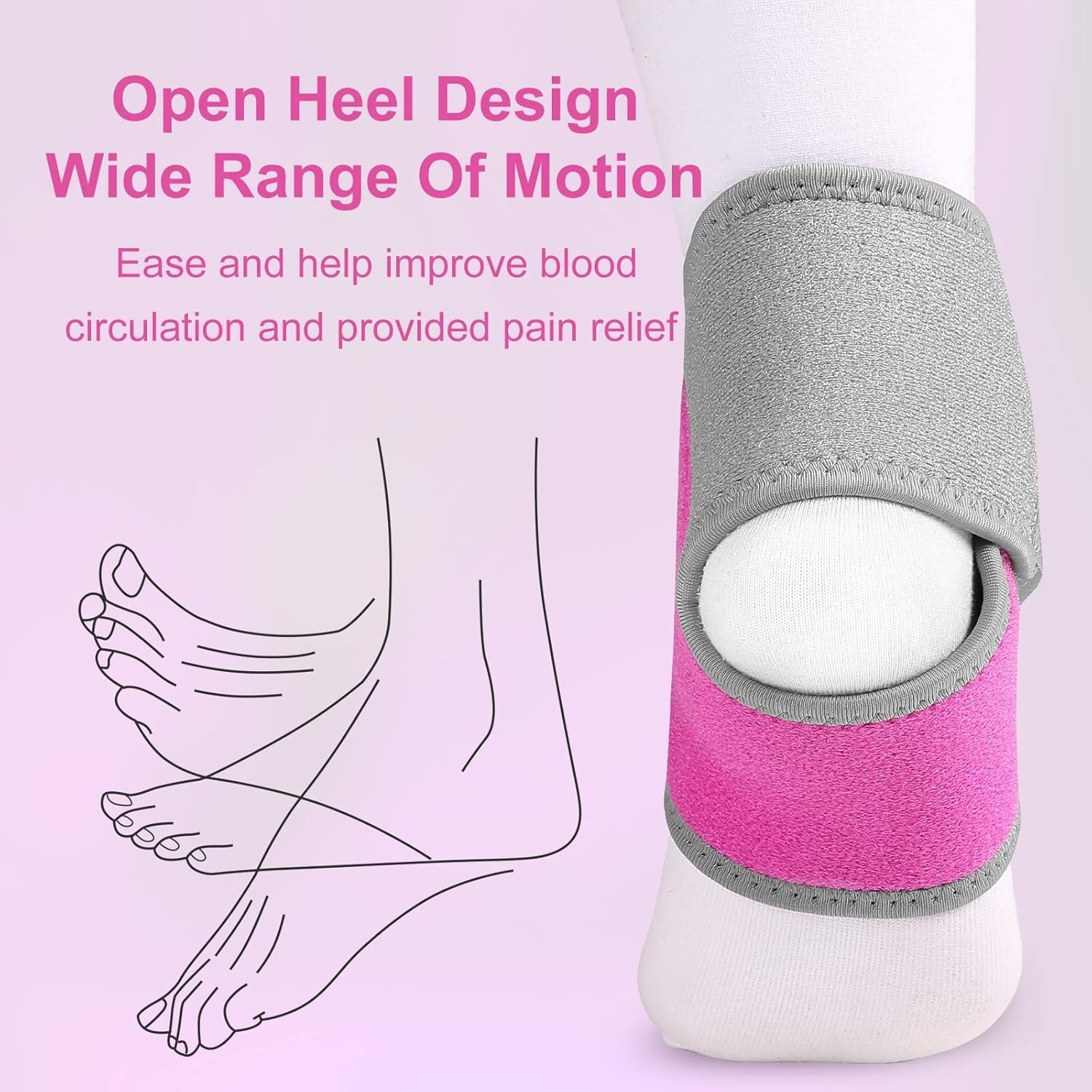 AOLIKES Kids Ankle Brace Support Neoprene Gymnastics Dance 1 Pair (2 Pack) – Med