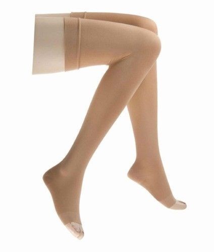 Jobst Relief Compression Thigh Stockings 15-20 mmhg Supports Open Toe Silicone