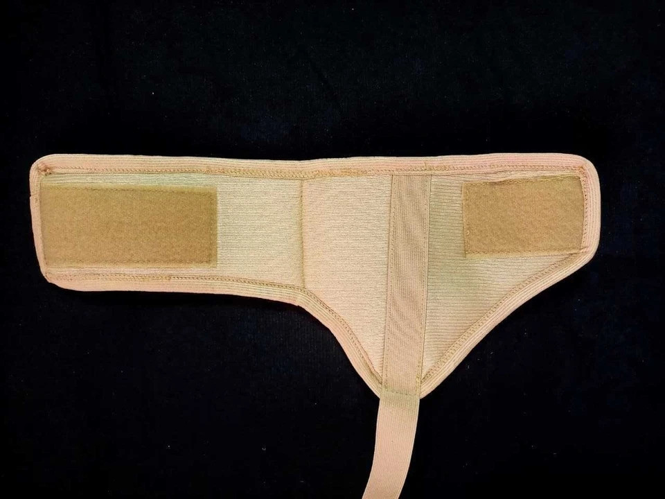 Single Inguinal Hernia Brief Adjustable Hernia Belt with Compression Pad.
