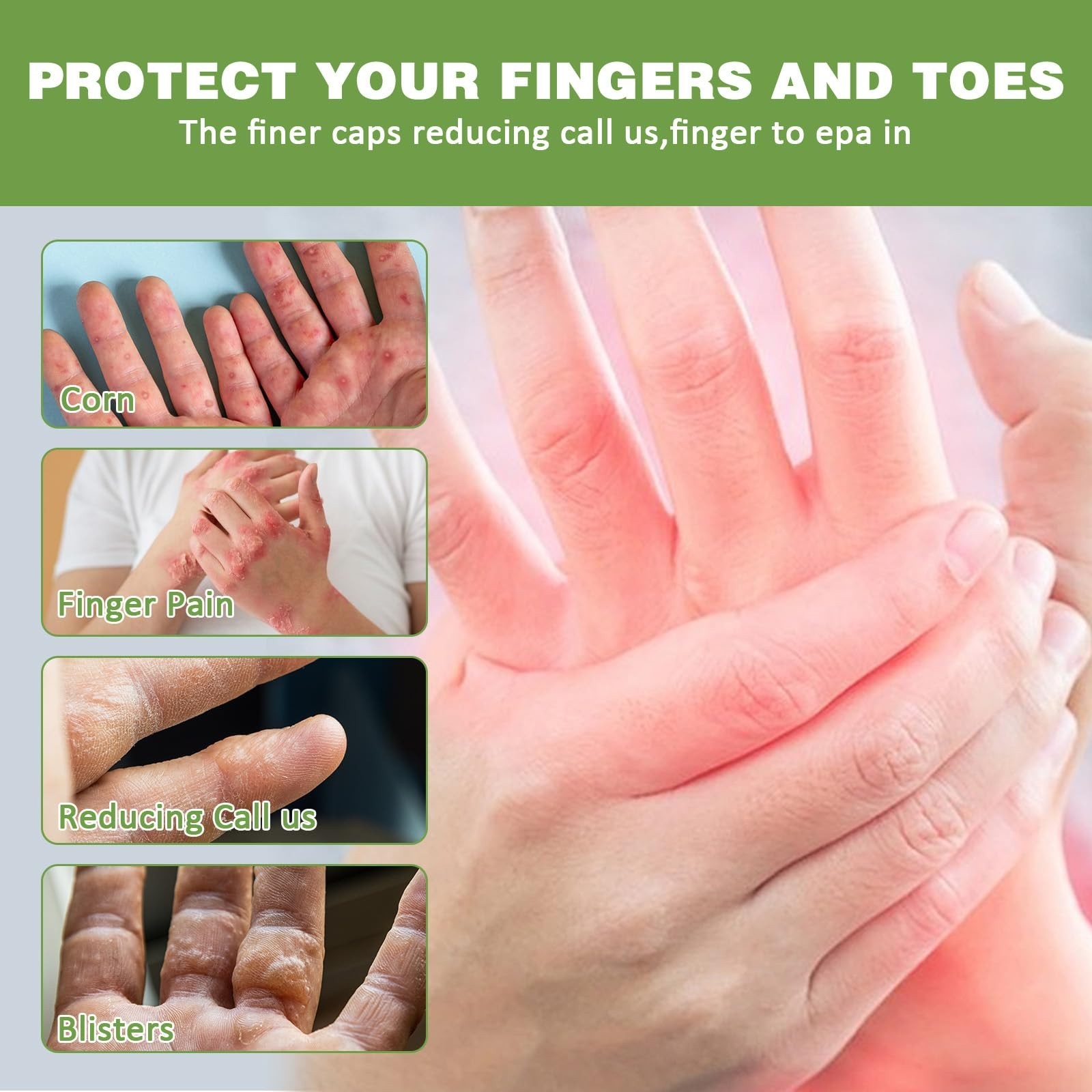 90Pcs Silicone Finger Sleeve Protectors for Arthritis, Trigger Finger Relief, Cu