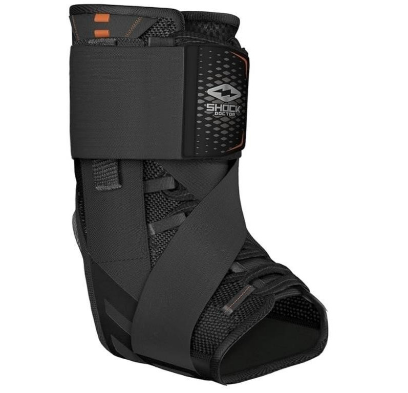 Shock Doctor Level 3 Ankle Adjustable Compression Lace Brace Small 8-8.5”