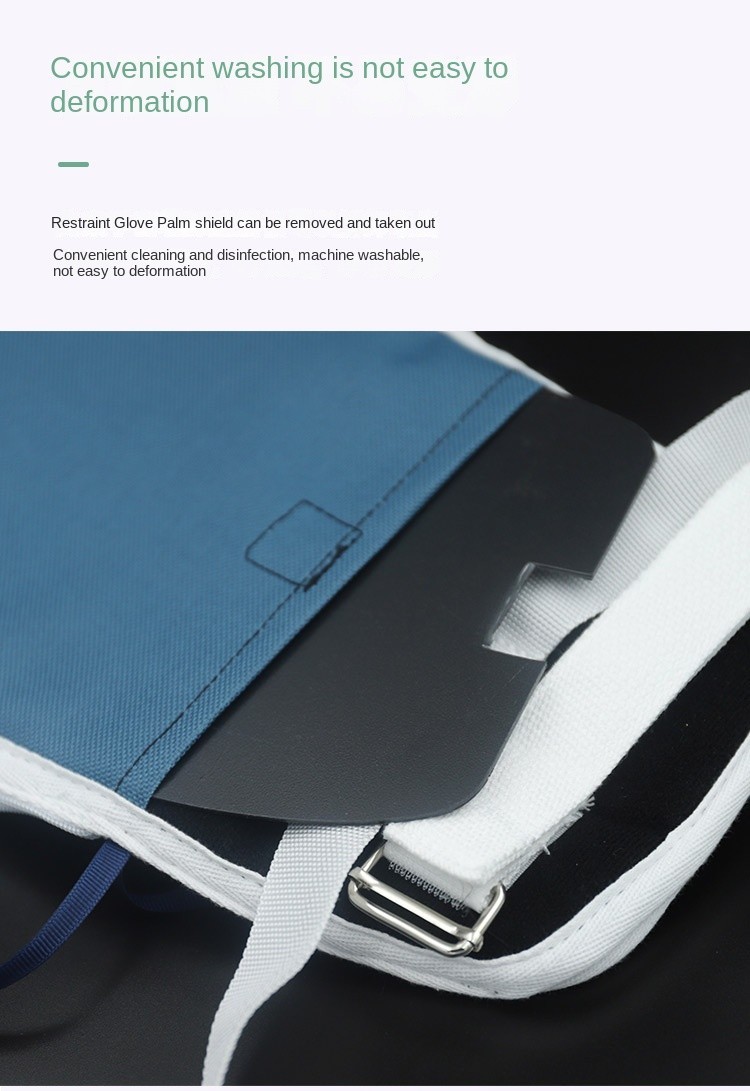Restraint Gloves Zipper opening Mesh Breathable Anti-scratch Anti-extubation