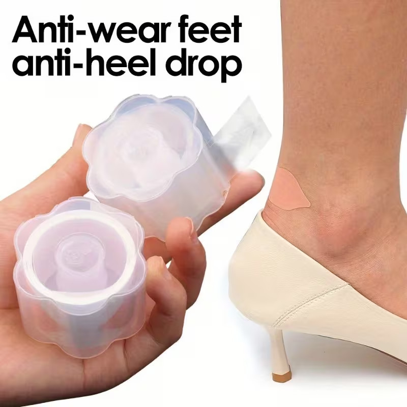 30Pcs Gel Heel Protector Sticky Blister Pads Heel Pad Shoe Paste Foot Care Pad