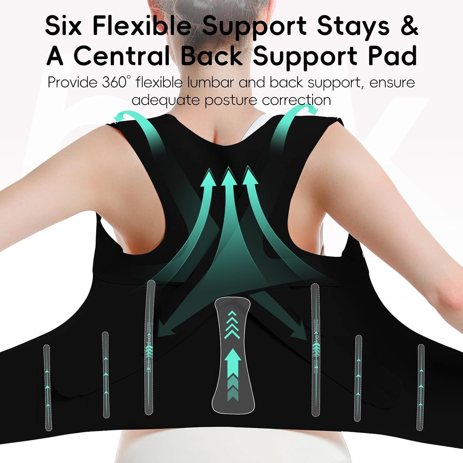 Breathable Women’s Posture Corrector – Invisible Back Support for Everyday Use