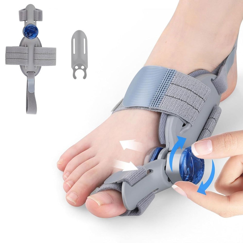 Bunion Corrector Adjustable Knob Big Toe Splint – Hallux Valgus Pain Relief
