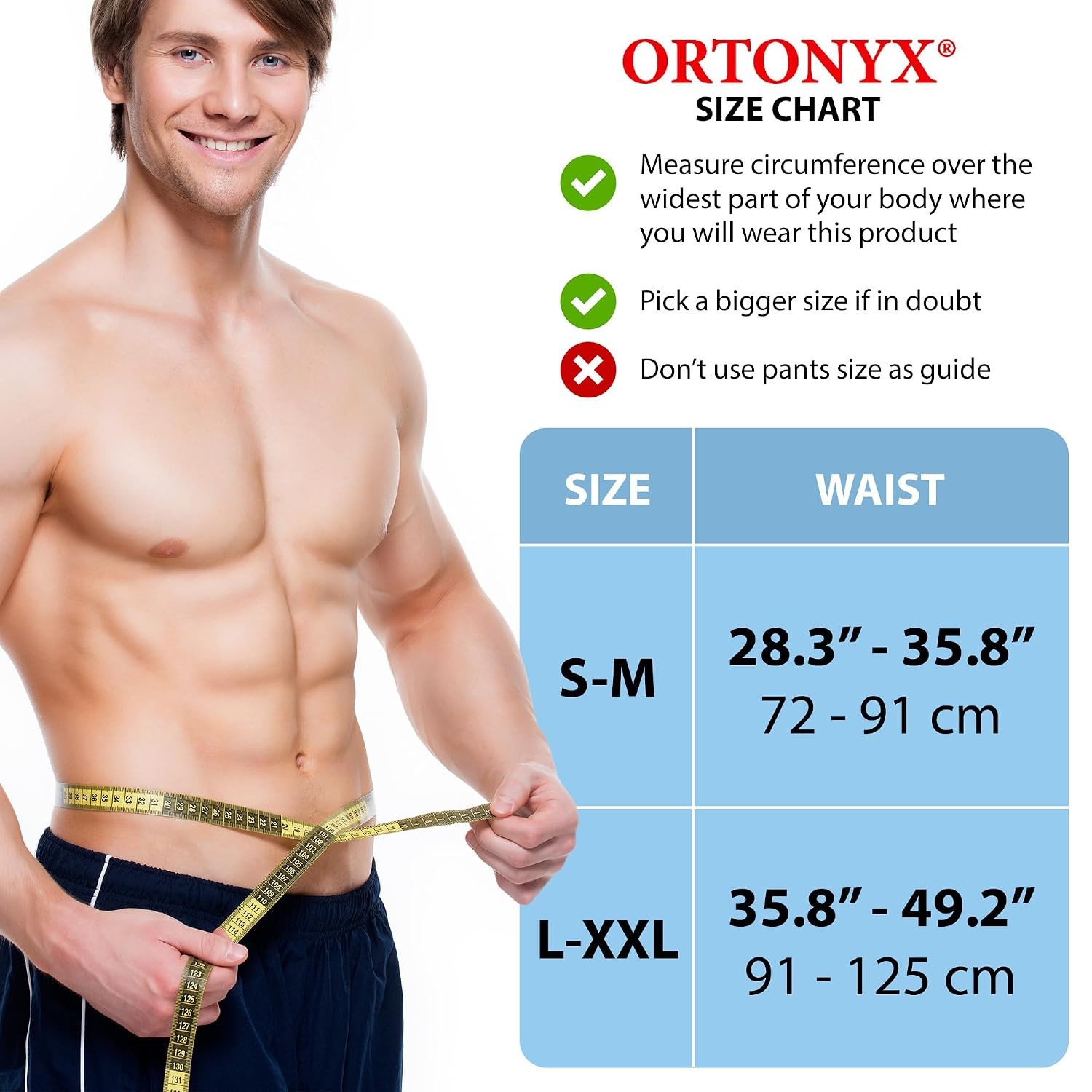 Umbilical Hernia Belt Support S/M 28.3″-35.8″ Abdominal Binder Compression