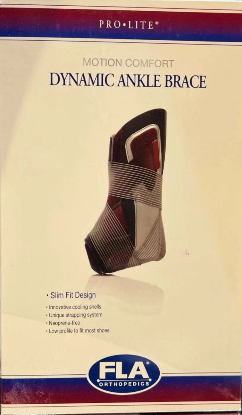 FLA ProLite Motion Comfort Dynamic Ankle Brace -XS/S Right 79927-01