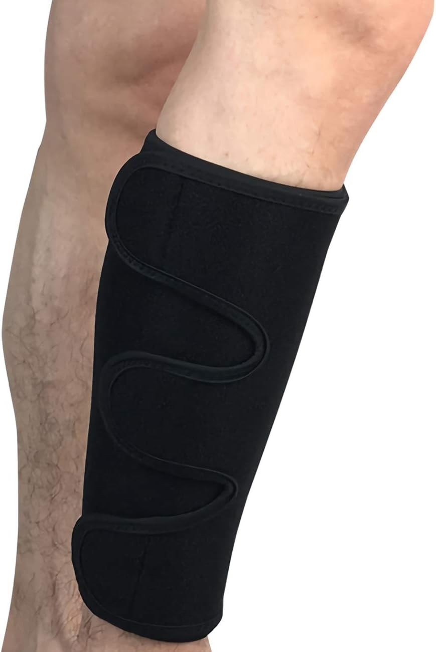 Calf Brace, Shin Splint Compression Sleeve (1 Pair) for Swelling, Edema, Hiking,