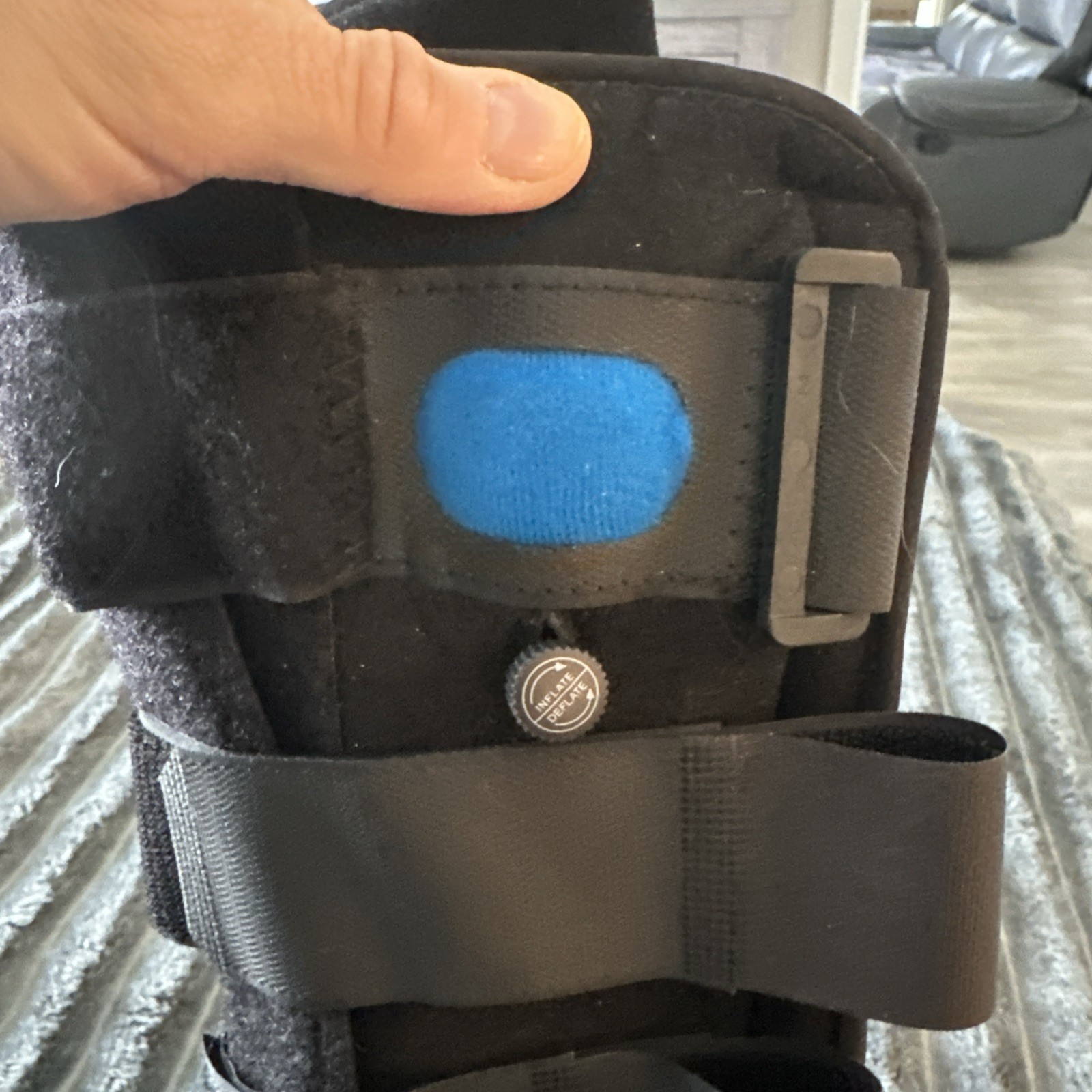 Walking Boot Pneumatic Pump Ovation Medical Gen2 Short Blue size Small NWT