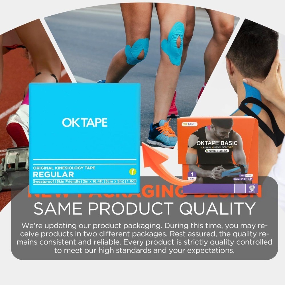 Elastic Kinesiology Tape Uncut Roll for Athletic Support Muscle Recovery Sports