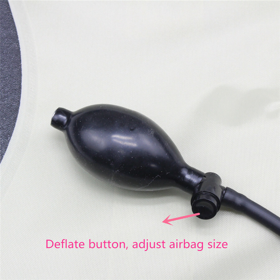 Air Pressure Support Cushion Pillow Lumbar Kits w/Hand Pump Fit For Car Seat