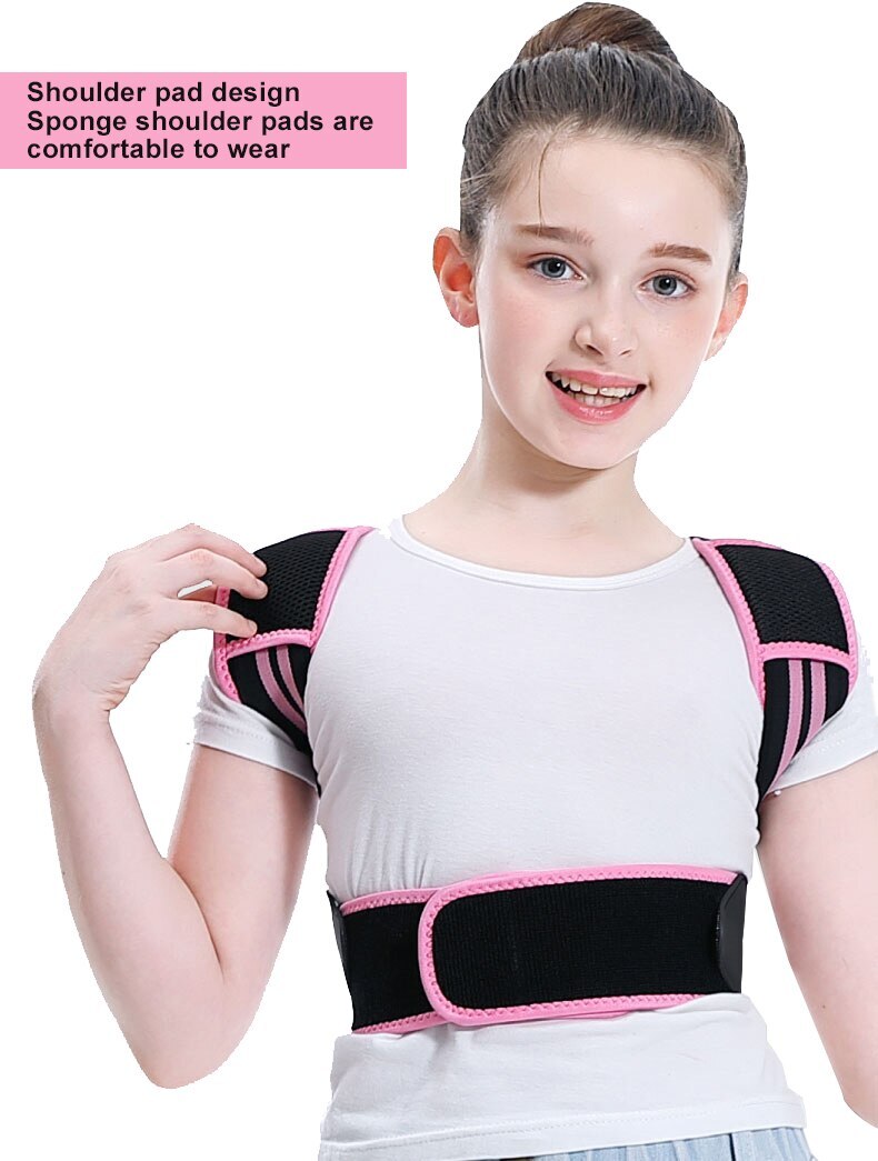 Adjustable Children Posture Corrector Back Support Belt Spine Back Lumbar Braces