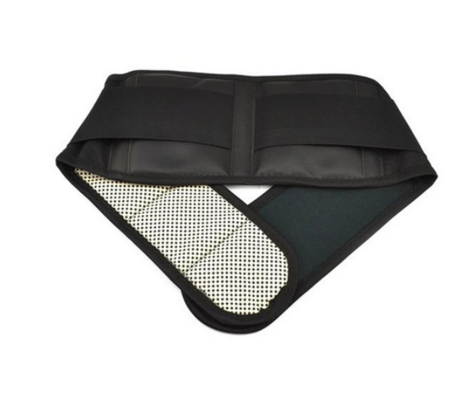 Low Back Support Brace Belt Medium Tourmaline Far Infrared Self Heating Stone