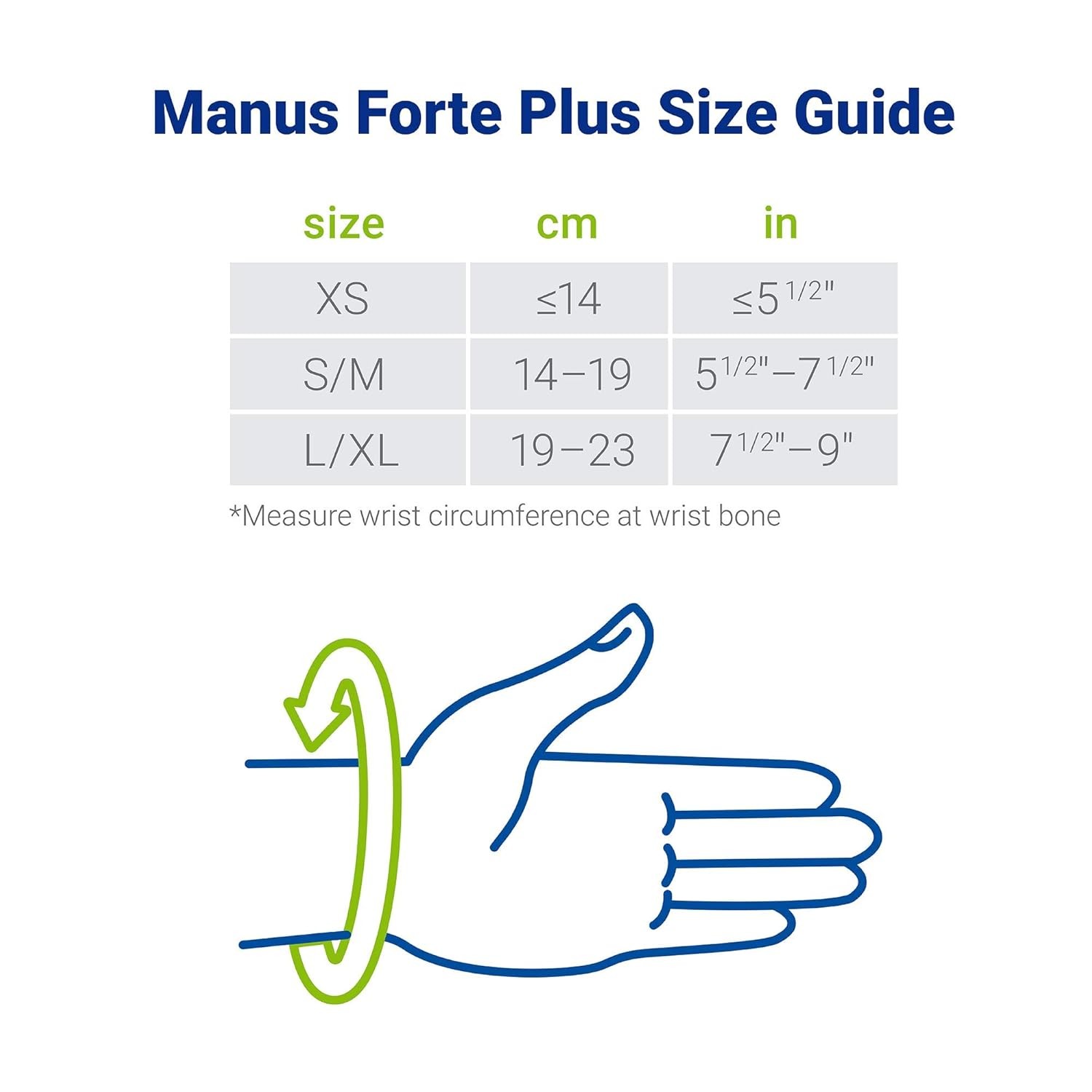 Actimove Manus Forte Plus Wrist & Thumb Brace Large/X-Large Left Black