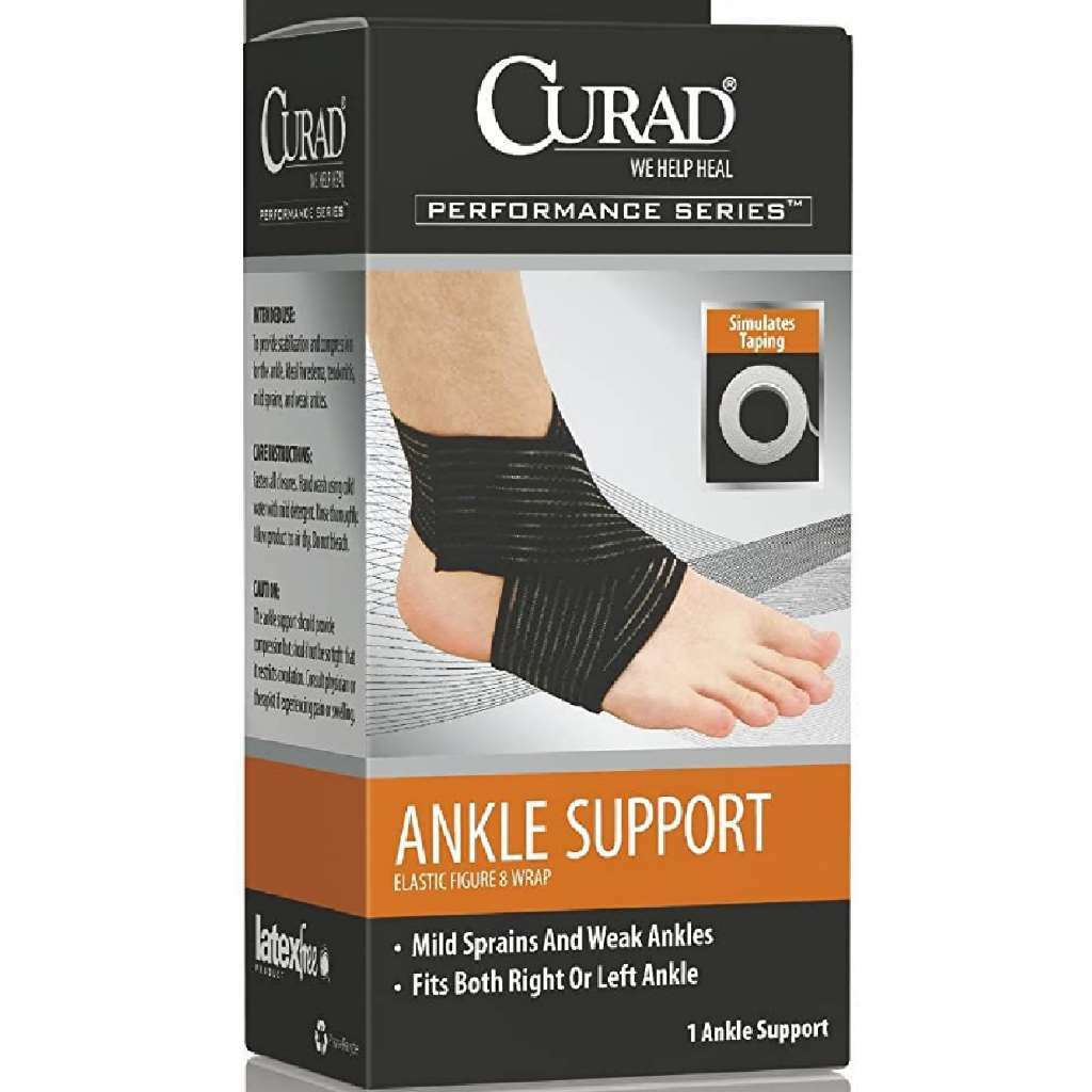 Curad Figure 8 Wrap Ankle Support Small