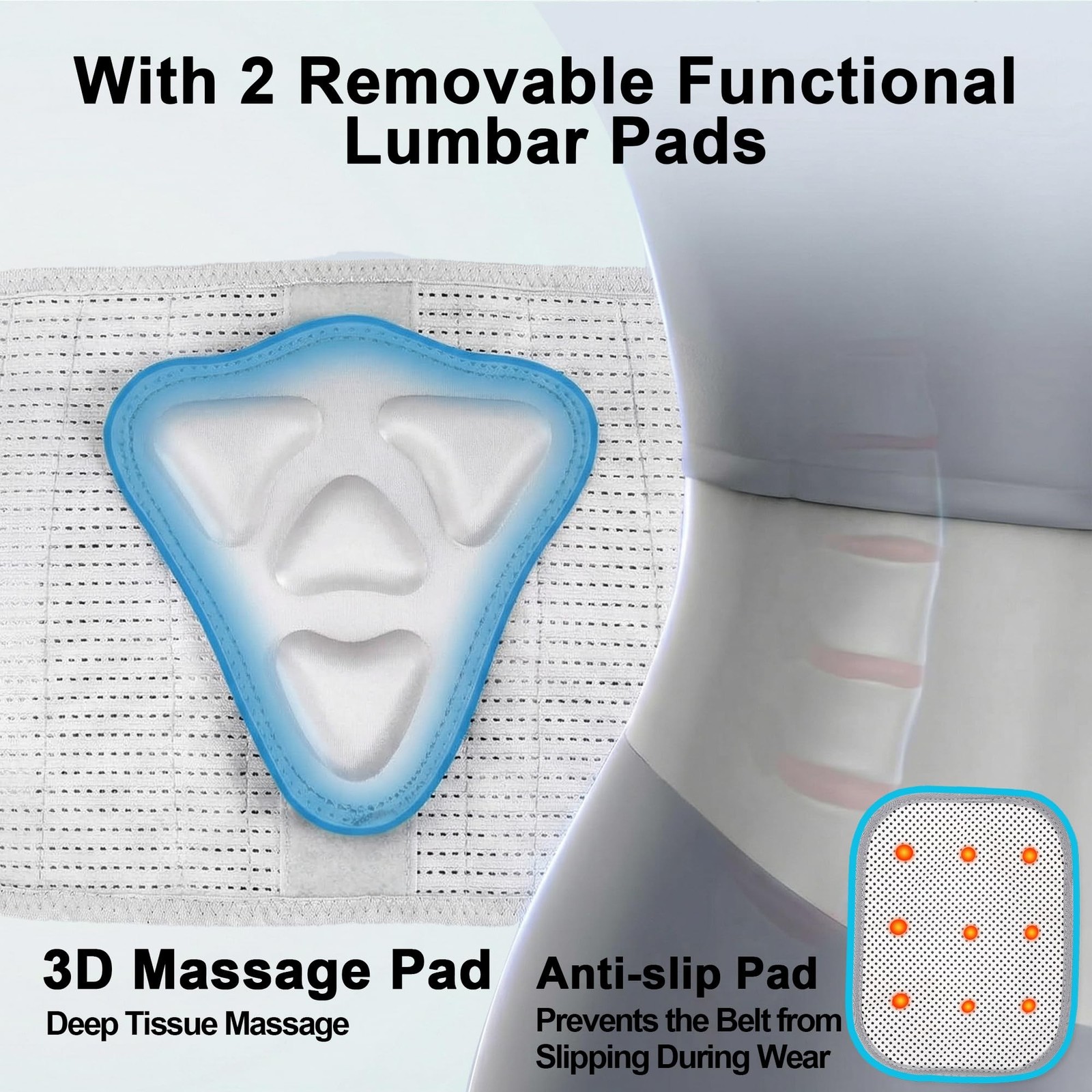 Back Brace for Lower Back Pain Relief – 4X Stronger Lumbar Support Belt with …