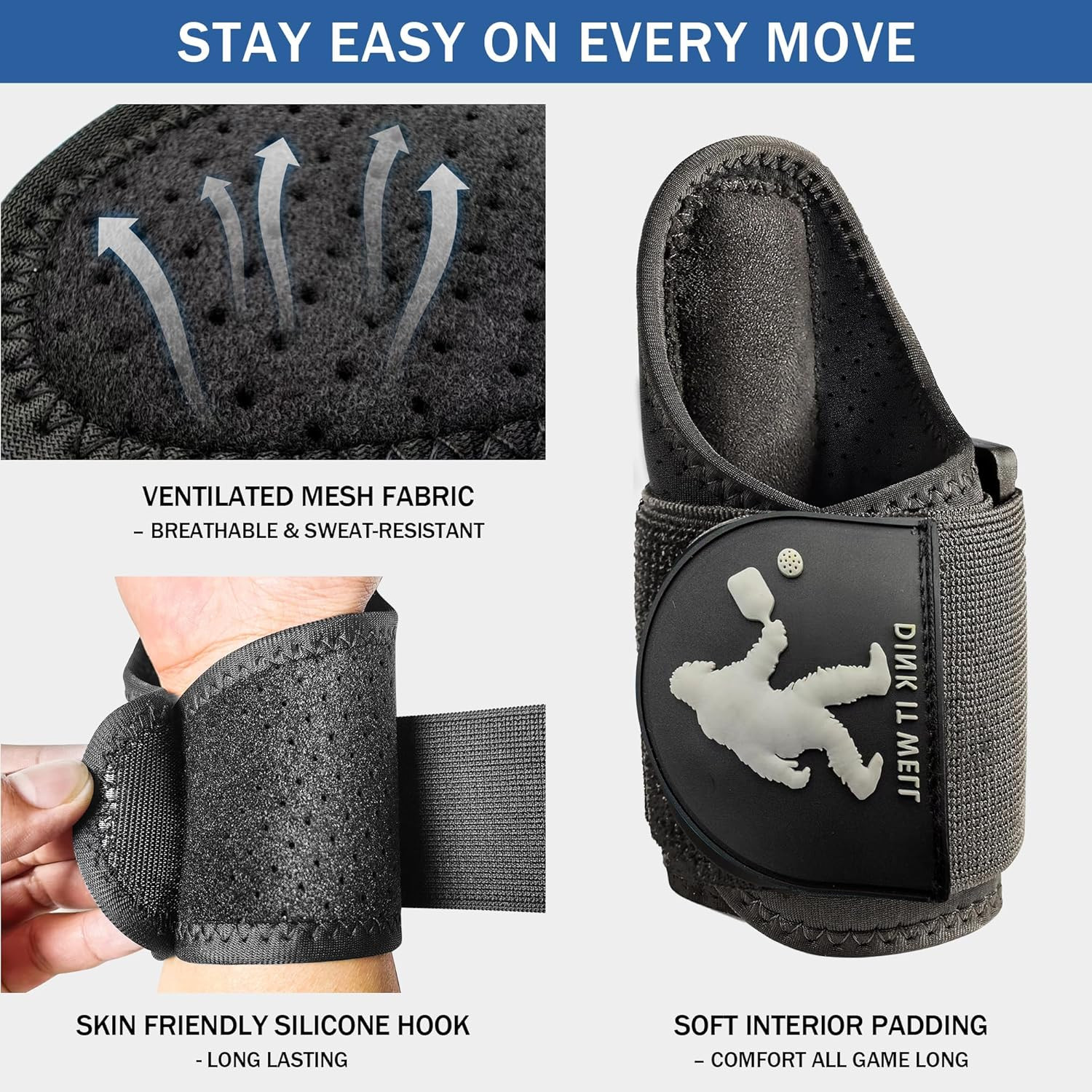 Pickleball Dink Train Wrist Brace – Wrist Support Training Aid for Men and Wo…