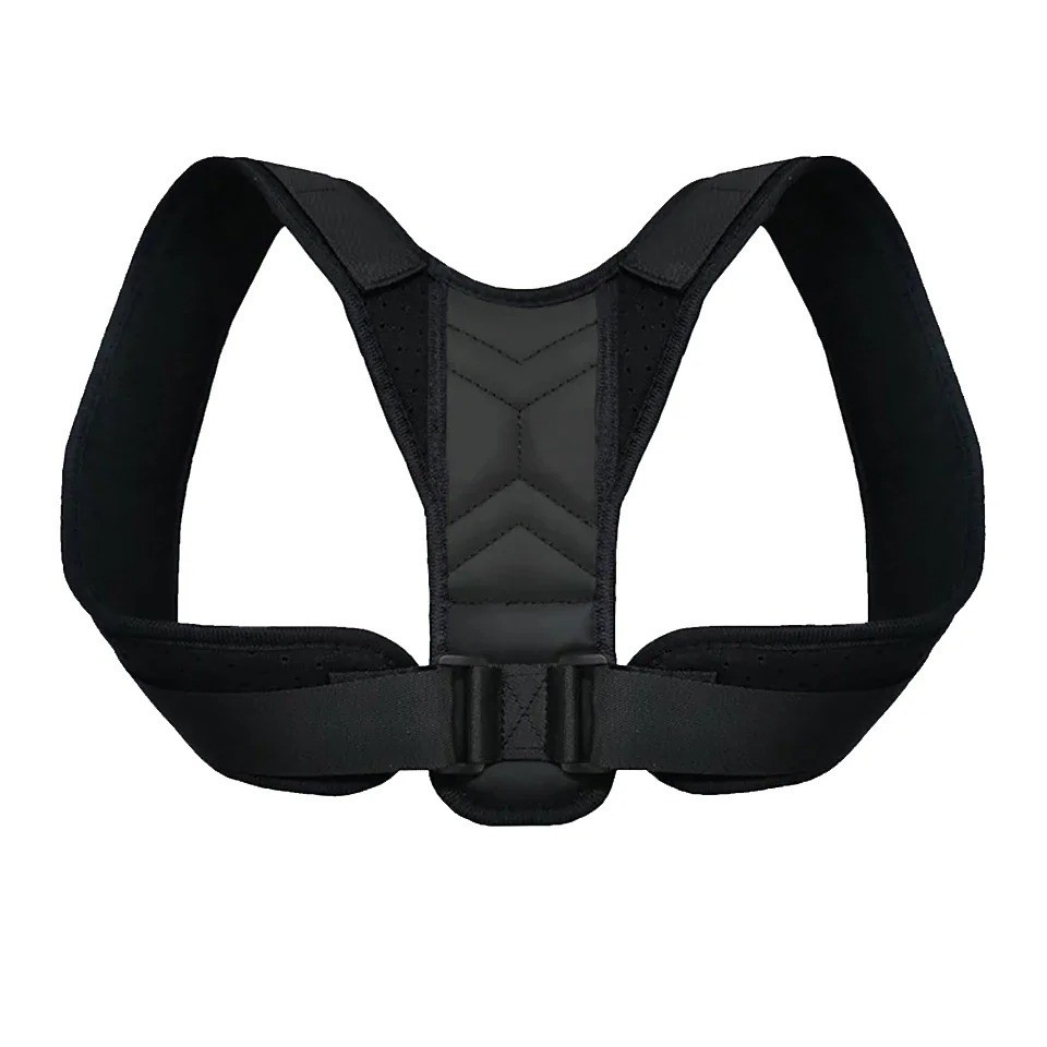 Adjustable Back Posture Corrector Neck Brace Training Equipment Home Office Man