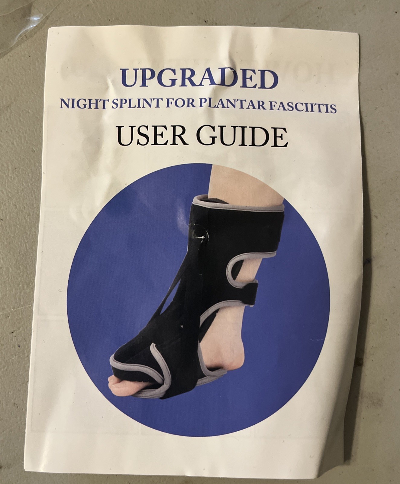 Upgraded Night Splint For Plantar Fasciitis Adjustable Brace New