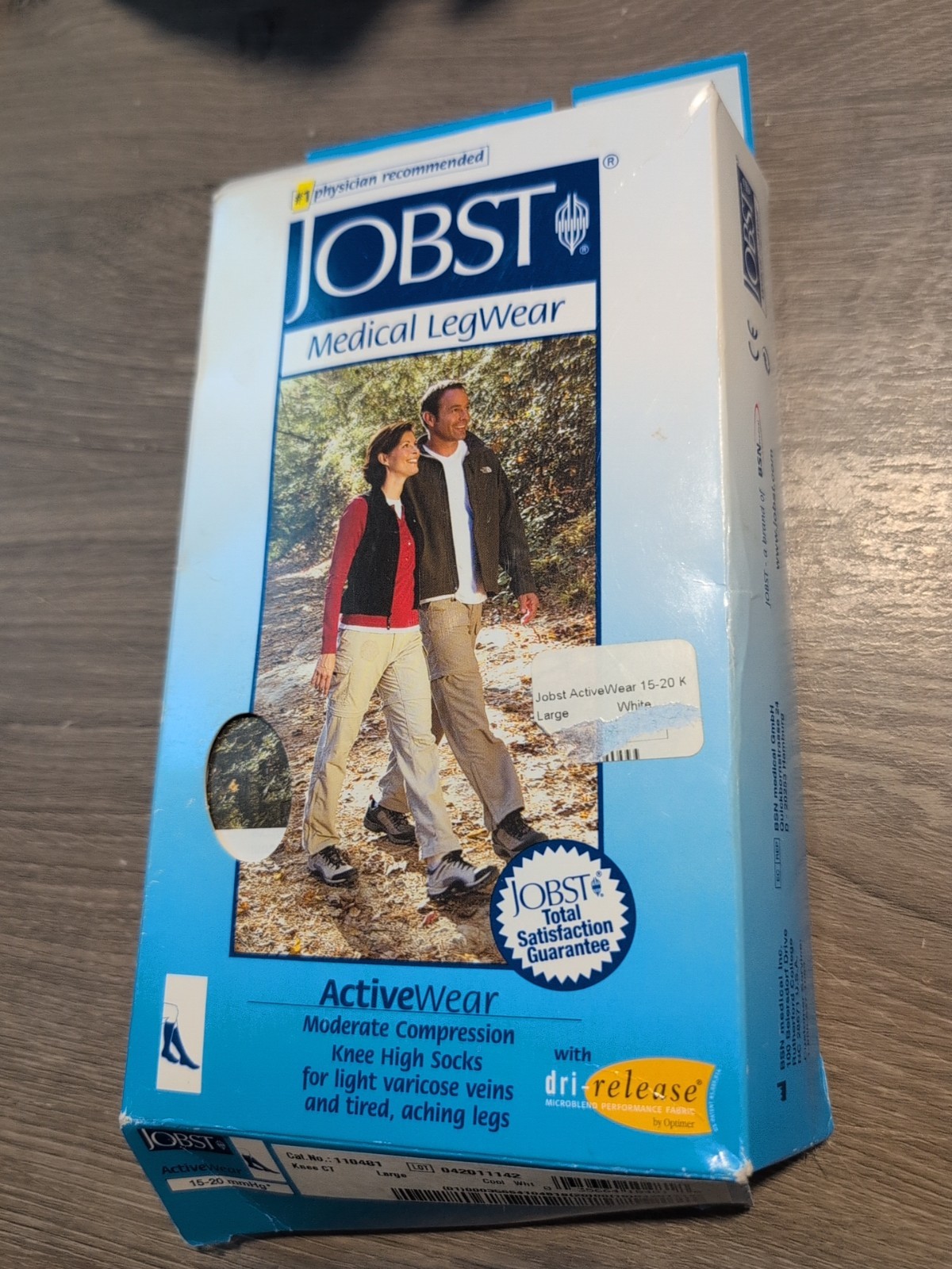 Jobst ActiveWear Compression Knee Socks 15-20 mmhg Supports Athletic Therapeutic