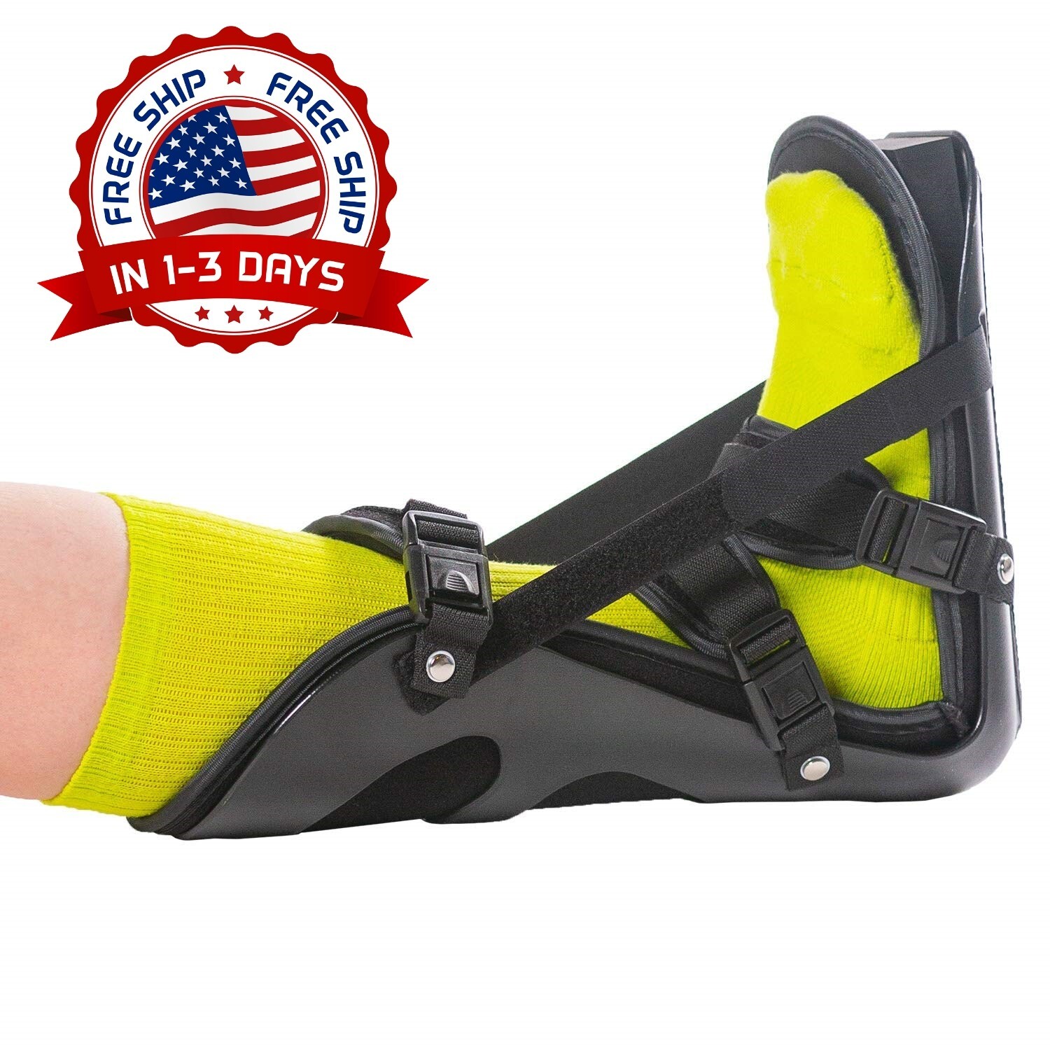 NEW Férula De Noche Ortopédica Para Fascitis Plantar Y Tendinitis Talla Mediana.