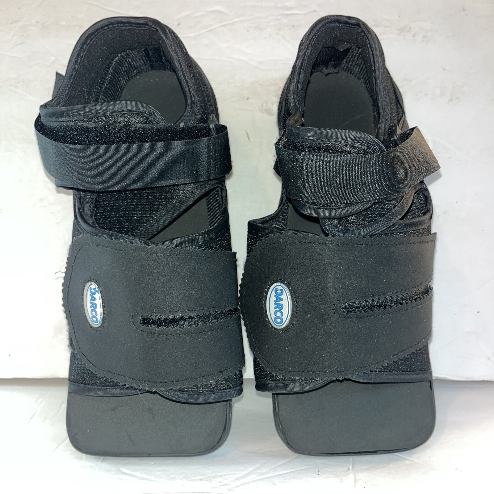 Darco Womens L Black Adjustable Post Op Wound Care Square Toe Shoe Orthopedic