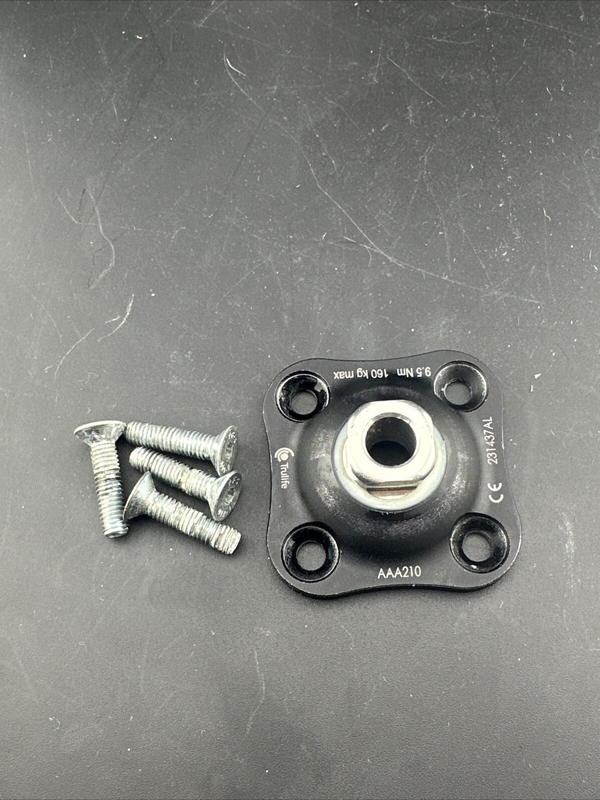 Trulife prosthetic Four Hole Male pyramid Plate. Aaa210 Prosthetic Plate.
