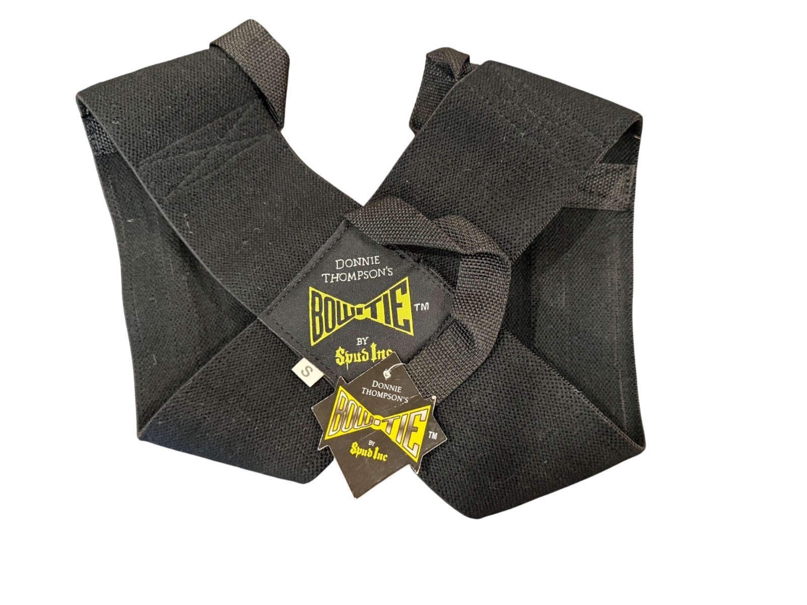 Spud Inc Bow Tie Back Brace Size Small Posture Support Shoulder Brace Black