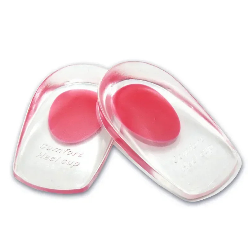 Silicone Gel Insoles Pain Heal Cushion Bone Spurs Pain Relief Heel Cushion Thick