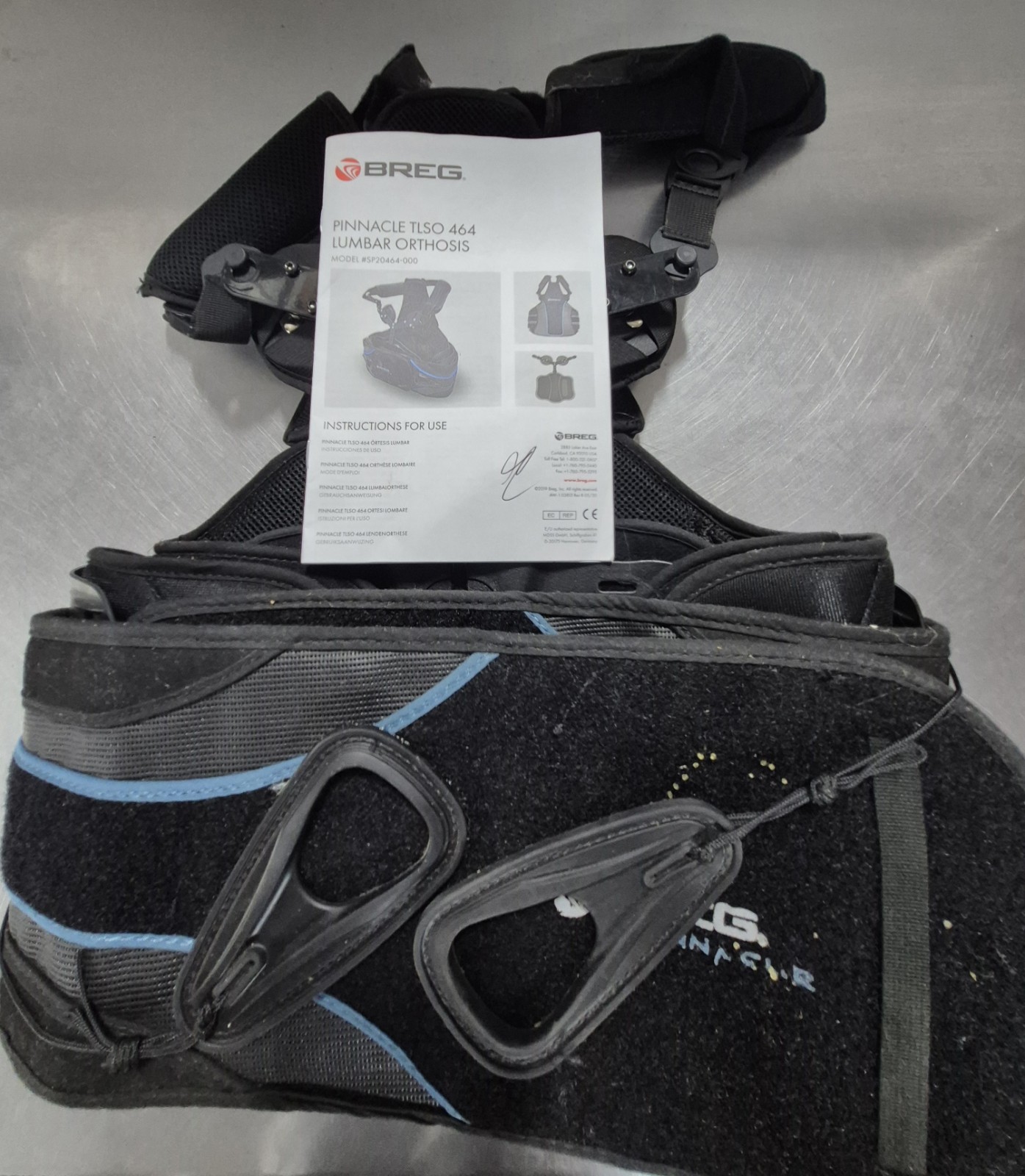 Breg Pinnacle TLSO 464 Lumbar Orthosis Back Brace
