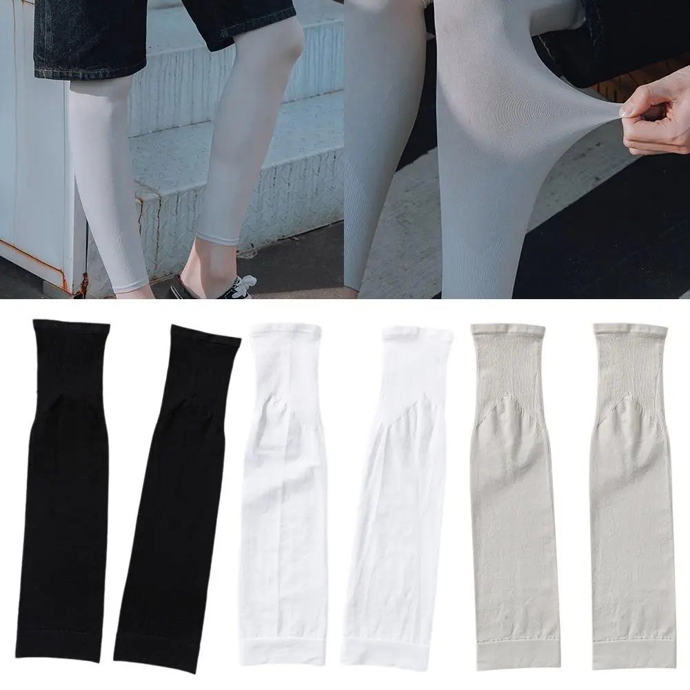 1Pair Summer UV Sun Protection Cycling Leg Sleeves Breathable Bike MTB