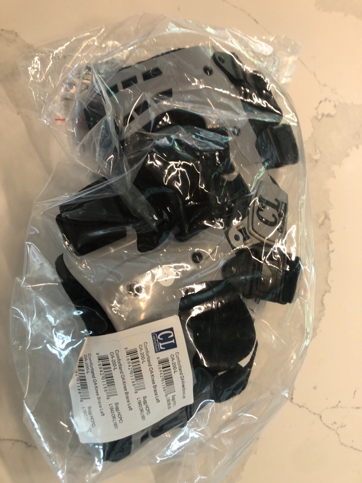 NEW CL Comfortland Left OA Knee Brace Hinged OA-200-L Gray