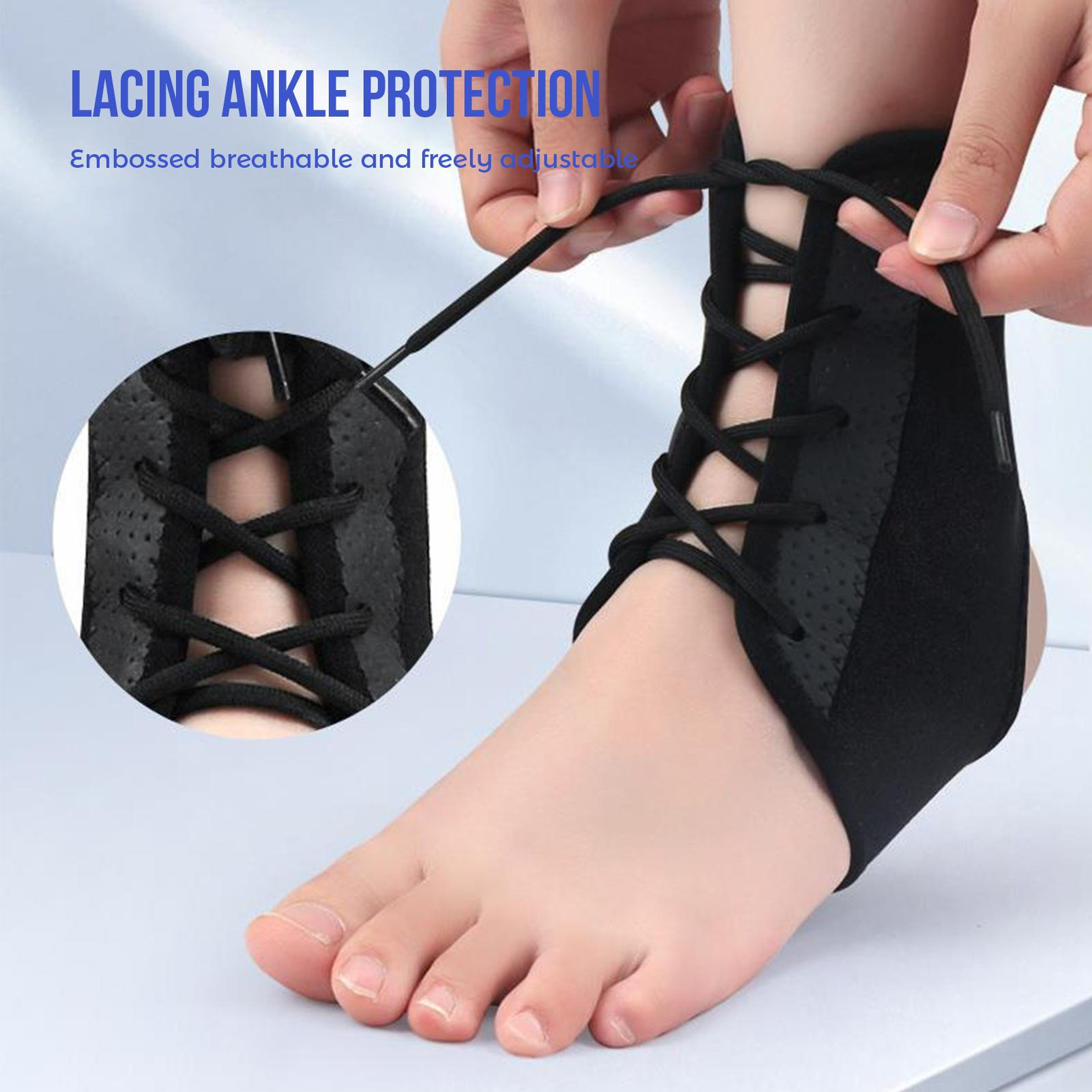 Ankle Support Compression Strap Achilles Tendon Brace Sprain Sports Stabilizer